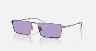 Ray-Ban Sunglasses RB3741 Emy  004/1A Gunmetal violet Men Women 
