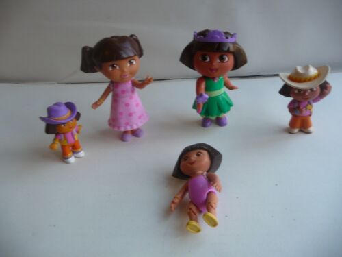 dora the explorer dolls 2 x 5 inch 3 x 3 inch   code 104 - Picture 1 of 3