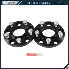2 Pcs 15mm 5x114.3 Hub Centric Wheel Spacers For Hyundai Genesis Coupe Veloster