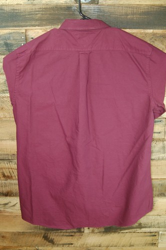 Camisa informal Tommy Hilfiger Slimfit 17 34-35 XL manga larga botón delantero #KC205 - Imagen 6 de 7