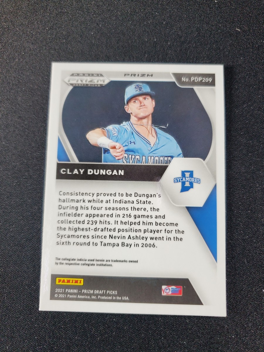 2021 Panini Prizm Draft Picks #PDP209 Clay Dungan Hyper