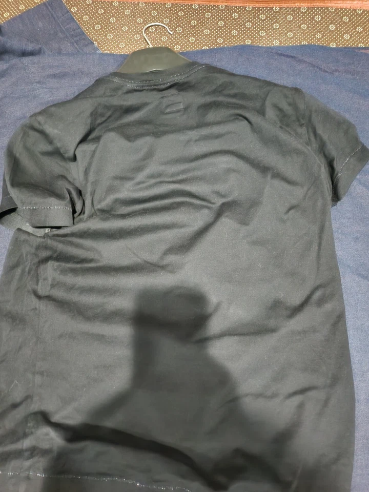 Men Energie Size Medium Slim Black T Shirt Lion Print Unique Made Portugal - Image 2 of 4