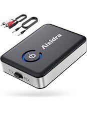 Aisidra Bluetooth Transmitter Receiver TV, Bluetooth Adapter for Airplane