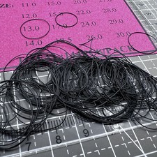 144pcs 0.3mm Thickness 16 Sizes Waterproof O Ring Kit Watch Back Gasket Washers