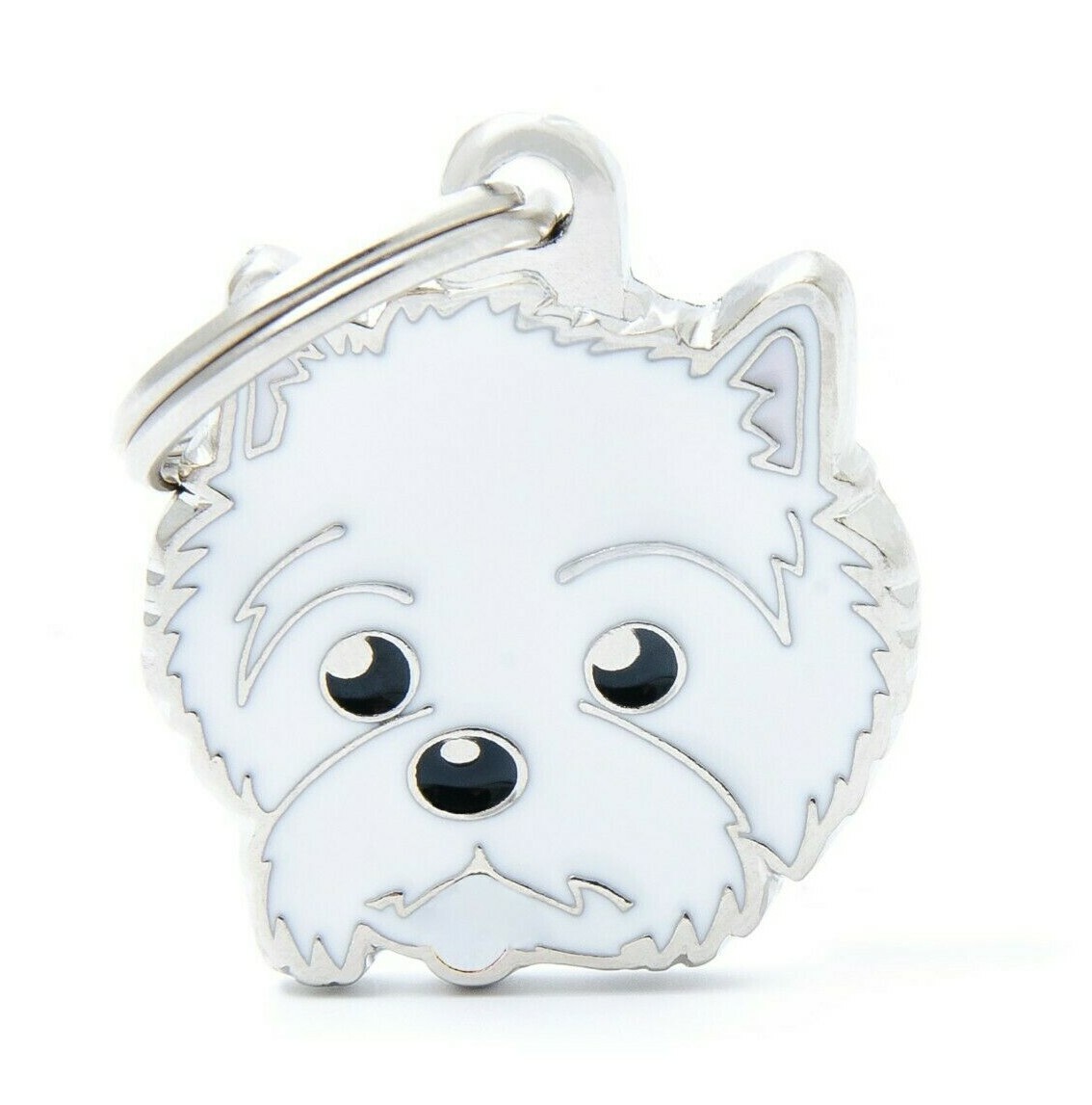West Highland Terrier Dog ID Tag (55) - Engraved FREE- Personalised - Charm