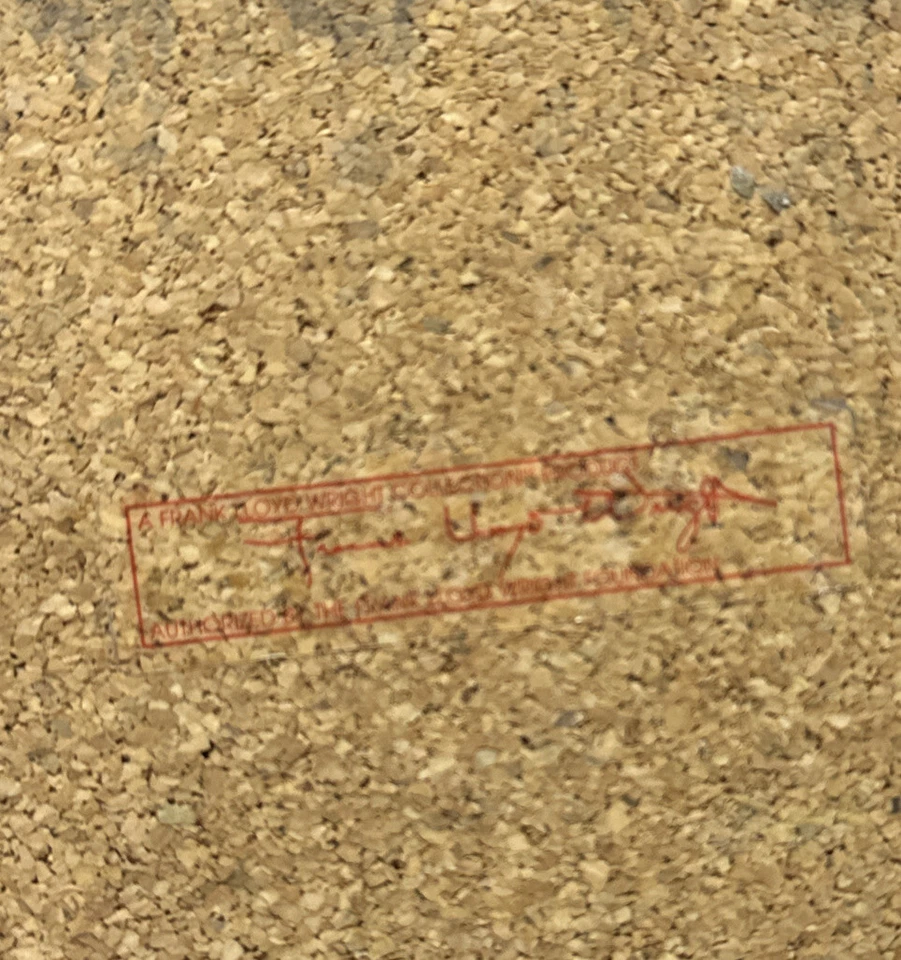 Posavasos de piedra absorbente CoasterStone, Frank Lloyd Wright, diseños de vidrio artístico Foto 3 de 3