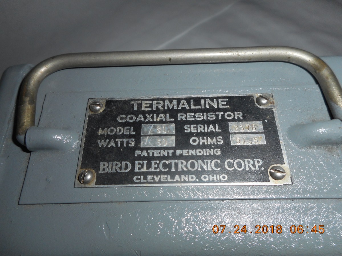 その他 Bird Termaline Coaxial Resistor Bird 82A TERMALINE Coaxial Load Resistor Rentals