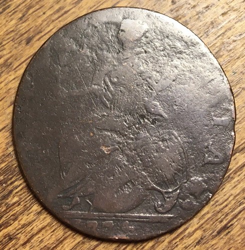 1774 Half Penny - Picture 2 of 2