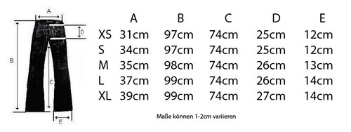 Damen Jeans Hose High Waist Skinny Röhrenjeans Skinny Print Schriftzug XS-XL - Bild 11 von 11