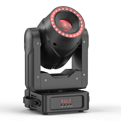 Moving Head Light 200W LED ZOOM RGBW Gobo Beam Stage Lighting DJ Disco Show DMX