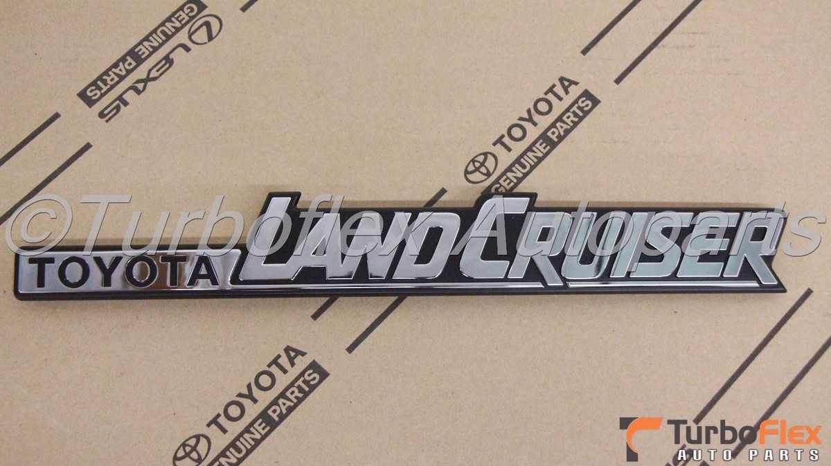 Toyota Land Cruiser 1981-1990 FJ60 BJ60 Rear Quarter Panel Emblem
