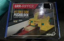 NIB MICROJIG GRR-RIPPER GR-100 3D Table Saw Pushblock, Yellow