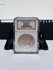 NGC 2002 Silver Eagle Dollar MS69