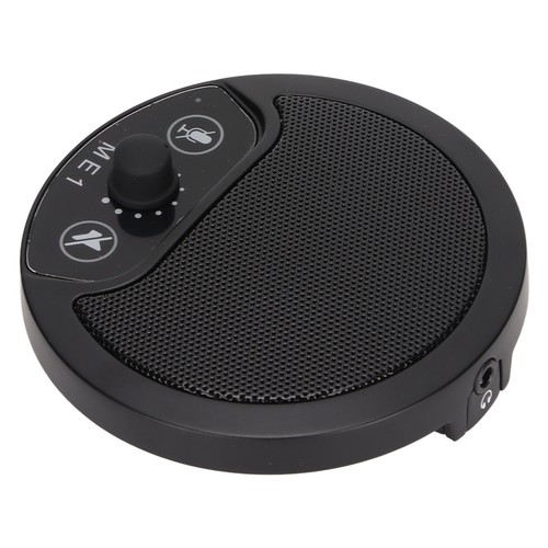 USB Conference Mic Stereo 360° Omnidirectional Condenser Mic With Mute Button FY - Afbeelding 2 van 23