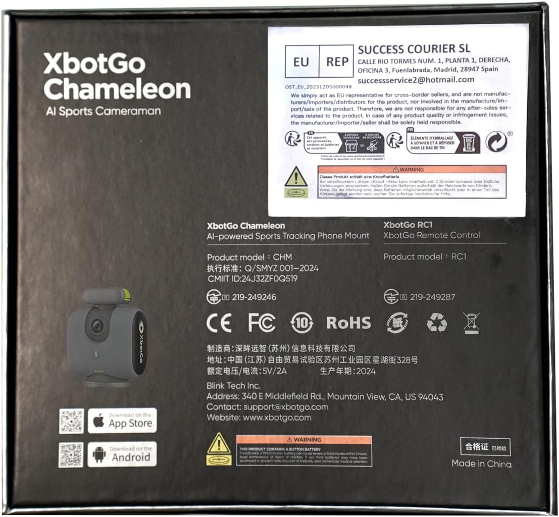 XbotGo Lava Graphite CHMB01 Chameleon AI Powered Sports