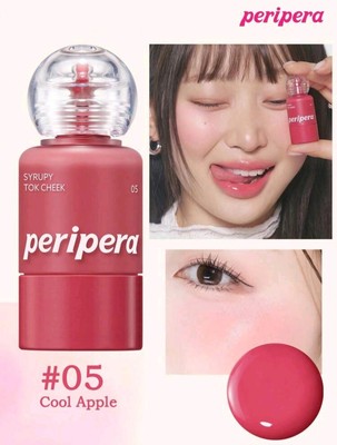Peripera K-Beauty SYRUPY TOK CHEEK Liquid Blush For Cheeks, Cream Blush Makeup,