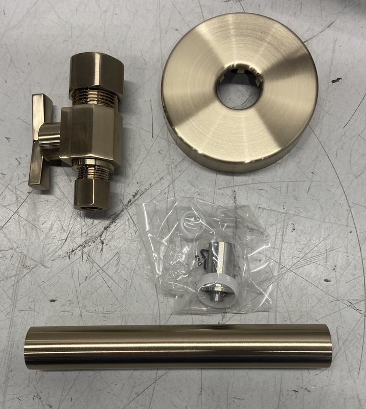 Delta Gold 7.56 inch L Champagne Bronze Straight Supply Stop Valve