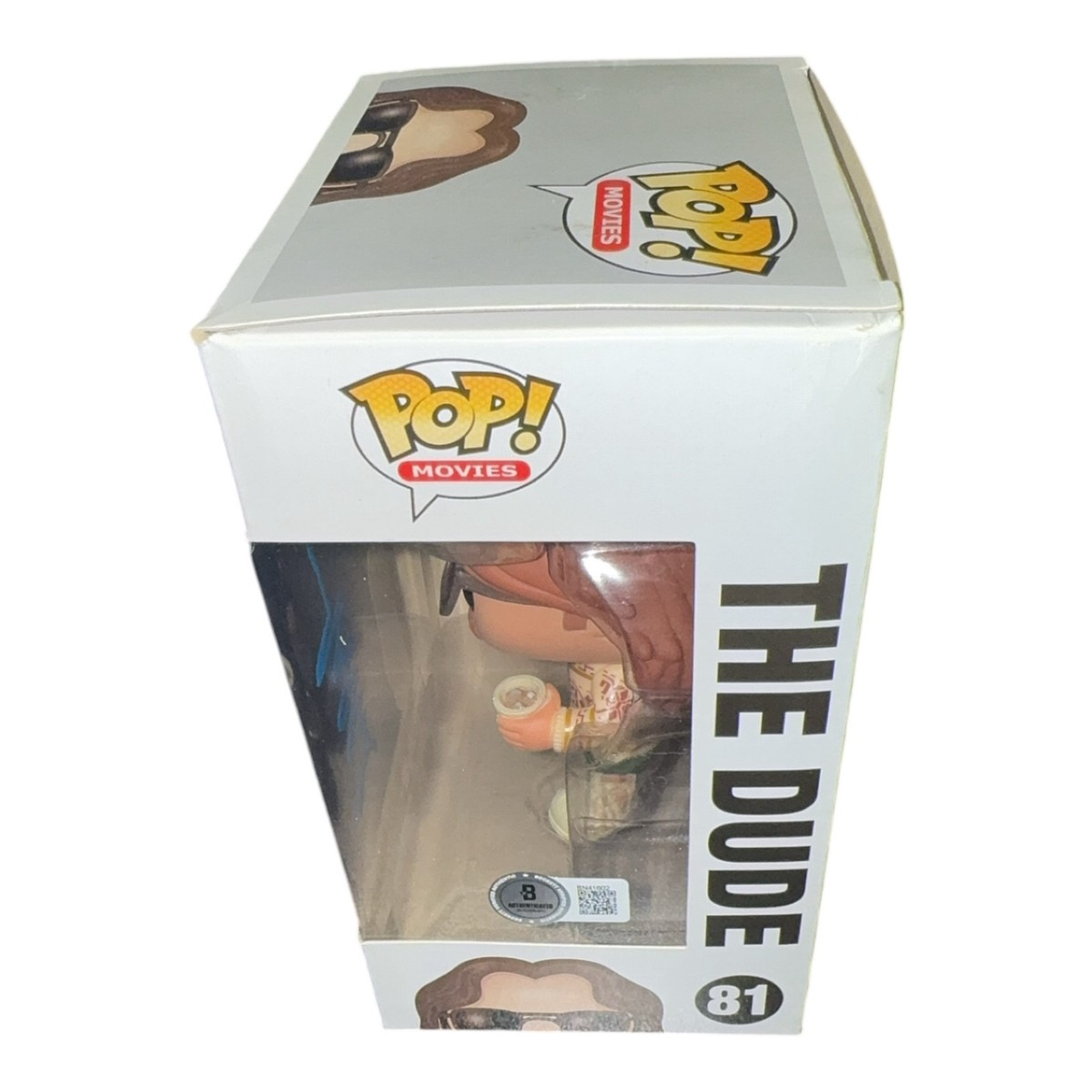 JEFF BRIDGES SIGNED AUTOGRAPH FUNKO POP 81 THE BIG LEBOWSKI