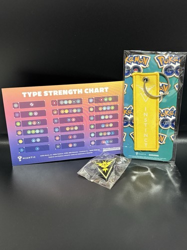 Pokémon GO Fest Jersey City Team Instinct Pin & Schlüsselanhänger 2025 RAR NEU - Bild 1 von 5