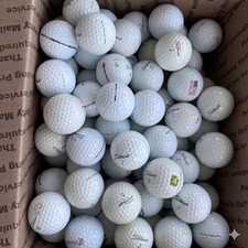 Titleist Pro V1 Used Golf Balls 3A White and Yellow Free Shipping 50/100 Pack