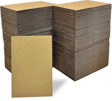 200 Packs 4x6 Inch Corrugated Cardboard Sheets,Premium Corrugated Pads Cardboard