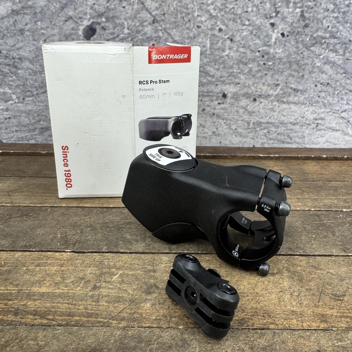 Bontrager RCS Pro Bike Stem 60mm 31.8 1 1/8 Threadless Black Alloy