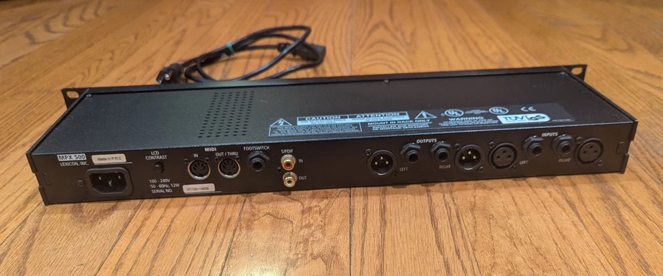 Processador Lexicon MPX 500 Dual Channel Multi Effect - Funciona 100% - Formato Ótimo! - Imagem 2 de 4