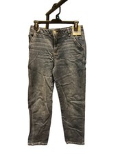 Cat and Jack Girls Ankle Straight Stretch Blue Sz 16 Jeans