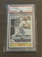 1979 Topps #200 Johnny Bench PSA 8 NM-MINT Cincinnati Reds HOF 