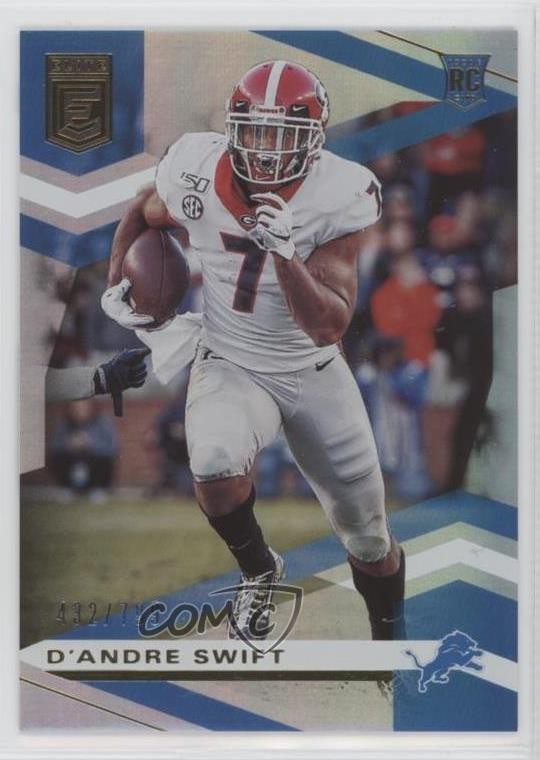 2020 Panini Donruss Elite Rookies 432/799 D'Andre Swift #109 5w7