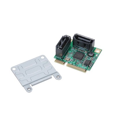 Mini PCI-E To 2 Ports SATA3 Adapter Card SATA3.0 Expansion Card Mini Size H EQYI