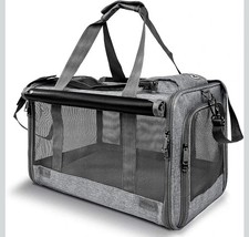 Pet Carrier for Large Cats, Soft-Sided Cat Carrier for Medium Big Cats and Puppy