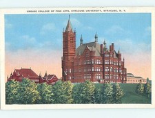 Unused Linen FINE ARTS AT SYRACUSE UNIVERSITY Syracuse New York NY L7290