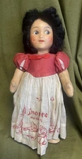 1937 AMERICAN 16" "SNOW WHITE" By IDEAL Original Dress And Shoes Rare!