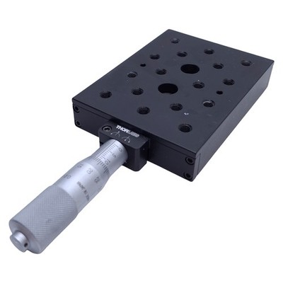 Thorlabs PT1 Single Axis Translation Stage w/ Micrometer Drive 1'' Travel, 3 x 4''