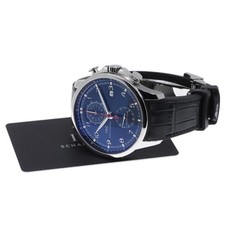 IWC SCHAFFHAUSEN PORTUGIESER YACHT CLUB IW390213 45mm SS Blue Dial Rubber #C064