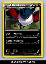 Honchkrow 73/124 Rare Dragons Exalted Pokemon Moderately Played