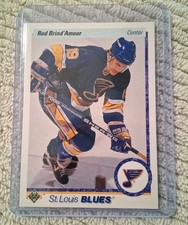 1990-91 Upper Deck Rod Brind'Amour #36 Rookie Card St. Louis Blues Rookie . rookie card picture