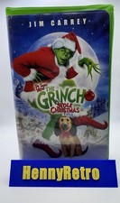 How the Grinch Stole Christmas RARE Dog Variant VHS 2001 Jim Carrey Holiday