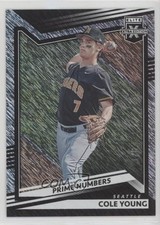 2022 Panini Elite Extra Edition Prime Numbers C 1/6 Cole Young #21 1xd