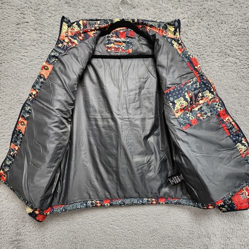 Hawke & Co Pro Performance Bandana Print Puffer Jacket Mens Large Full Zip - Picture 6 of 10