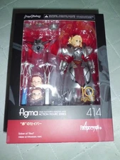 figma 414 Red Saber Action Figure Opened Used Character Toy Collectible