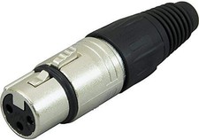 NC3FX	XLR Connectors 3C FEMALE NICKEL silver ...