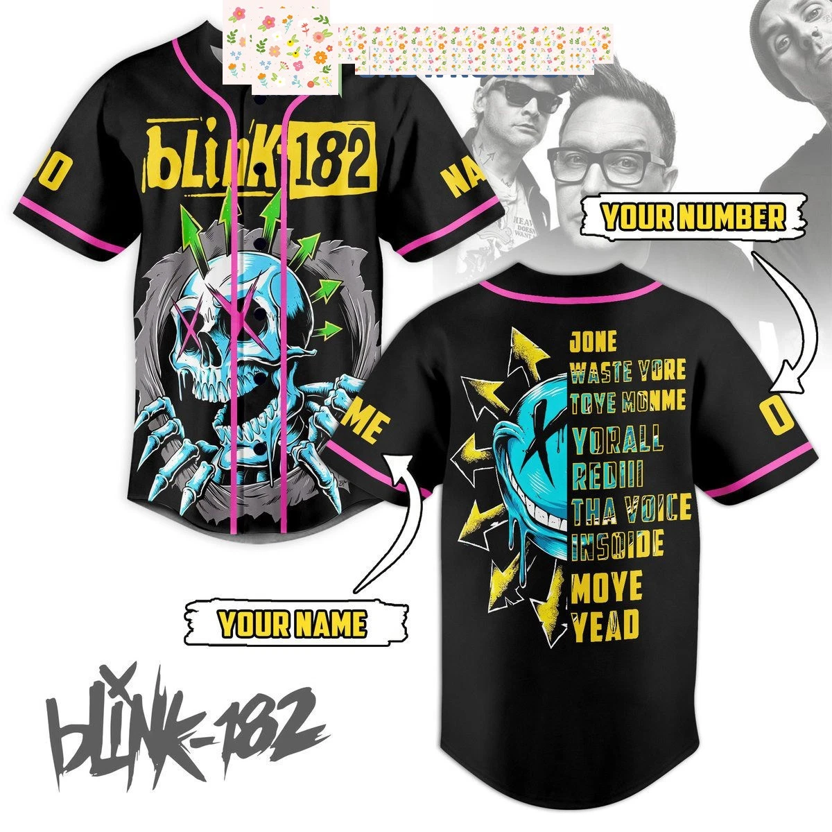 Yorall Redii Tha Voice Personalized Baseball Jersey