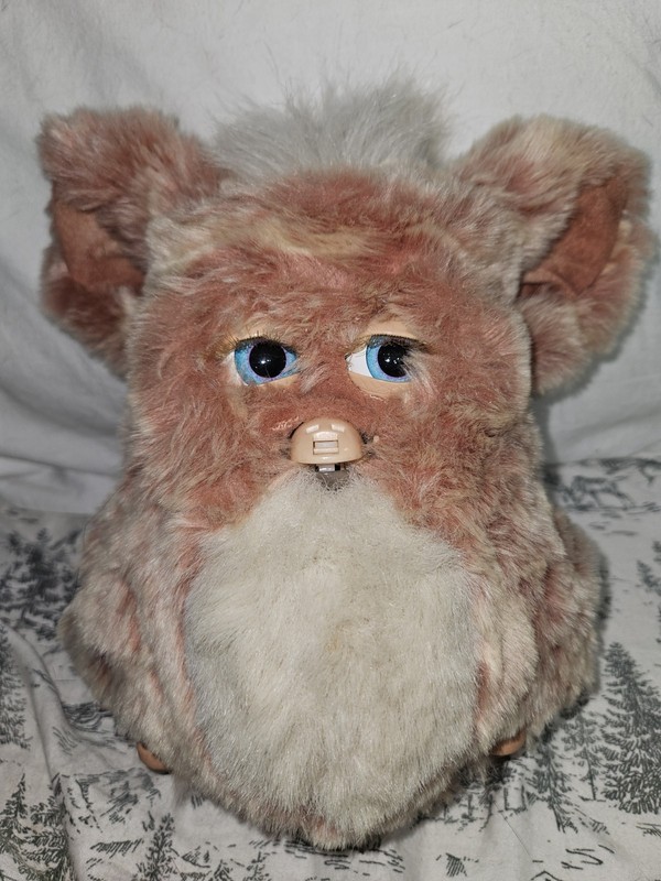 Vintage Tiger Furby 59294  Pink With White Belly Parts Or Not Working 