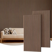Wood Wall Panels for Interior Wall Decor, 2 Pack 47.2"x23.6" 15.5ft Wood Sl...