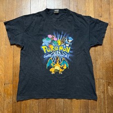 Vintage 90s 1999 Pok mon Shirt Charizard Pikachu Charizard Youth XL Adult S/M