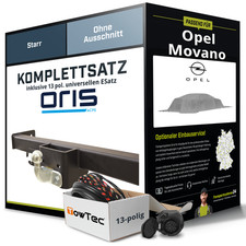 Anhängerkupplung ORIS starr für OPEL Movano +E-Satz NEU kpl.