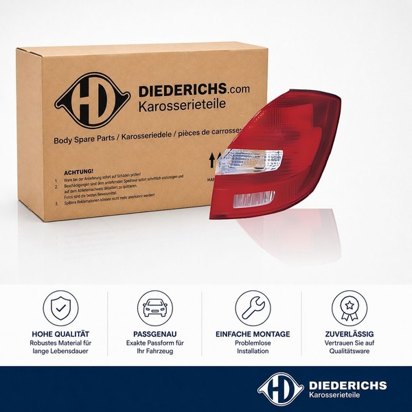 Heckleuchte Rechts Diederichs 7806090 FÜR Skoda RÜCkleuchte Hecklicht-image