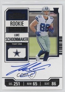 2023 Panini Contenders Rookie Ticket RPS Luke Schoonmaker #123 Rookie Auto RC